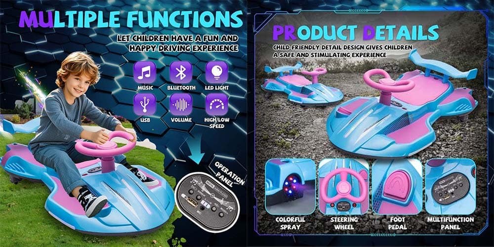 Electric Kids Tractor vs. Wiggle Car: Which Ride-On Is Best for Outdoor Fun? 3 Wiggle Car Explained: The Self-Powered Alternative