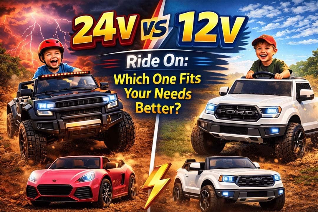 24V vs 12V Ride On: Which One Fits Your Needs Better?