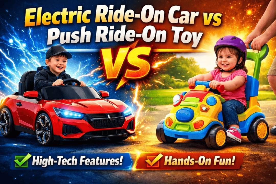 Electric Ride-On Car vs Push Ride-On Toy The Ultimate 2026 Comparison Guide for Parents