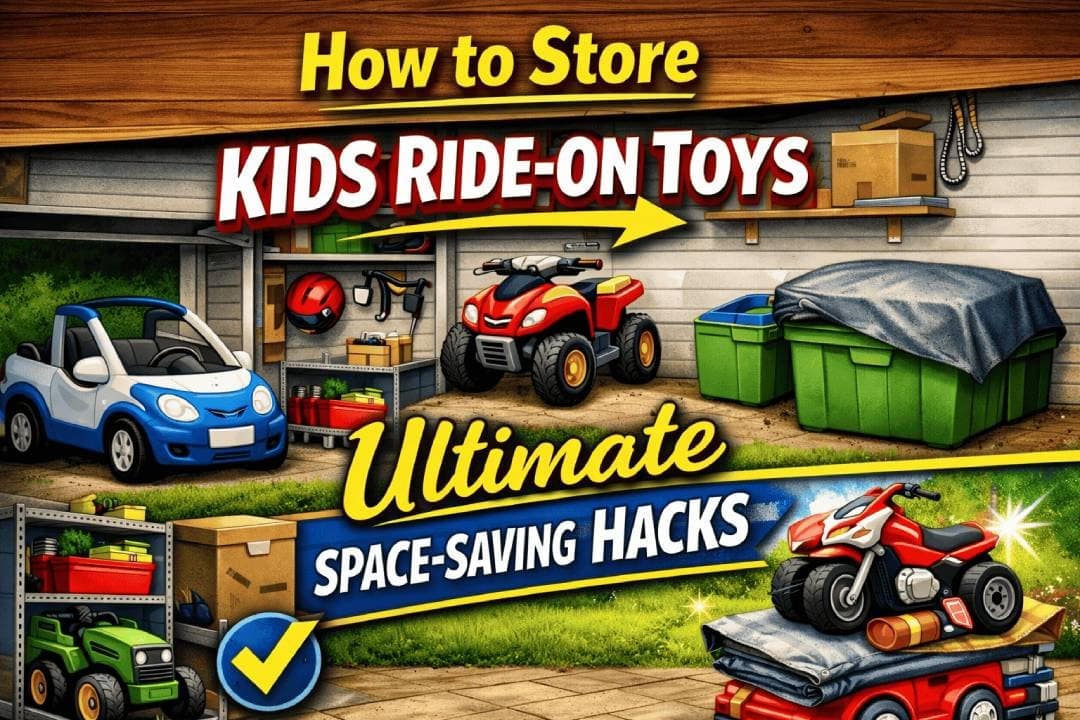 How to Store Kids Ride on Toys Ultimate Space-Saving Hacks