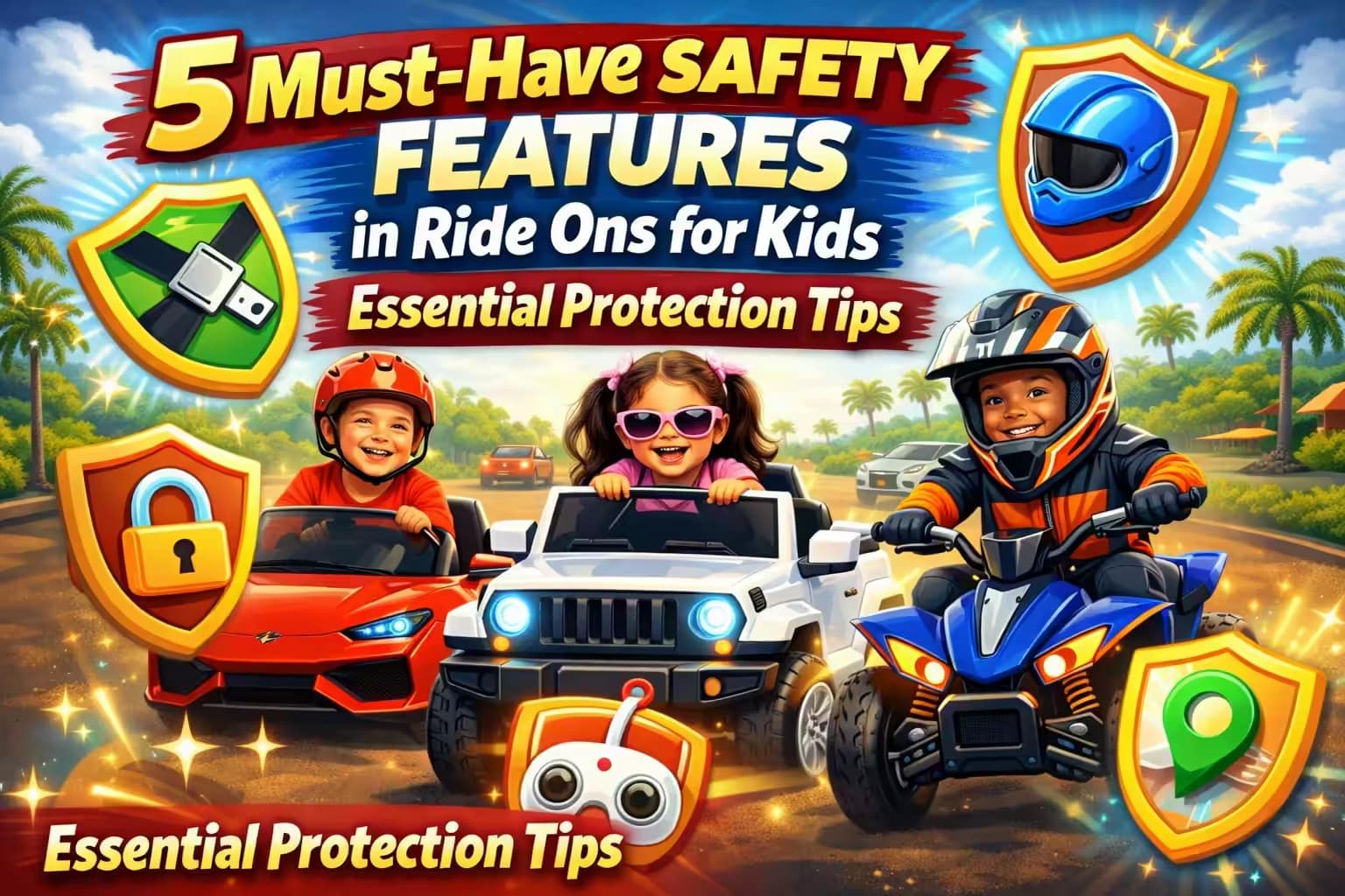 5 Must-Have Safety Features in Ride Ons for Kids Essential Protection Tips