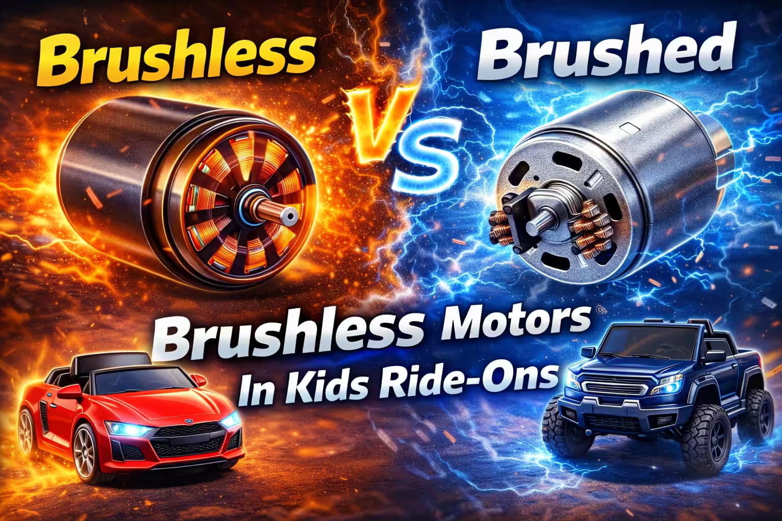 Brushless Vs Brushed Motors In Kids Ride-Ons