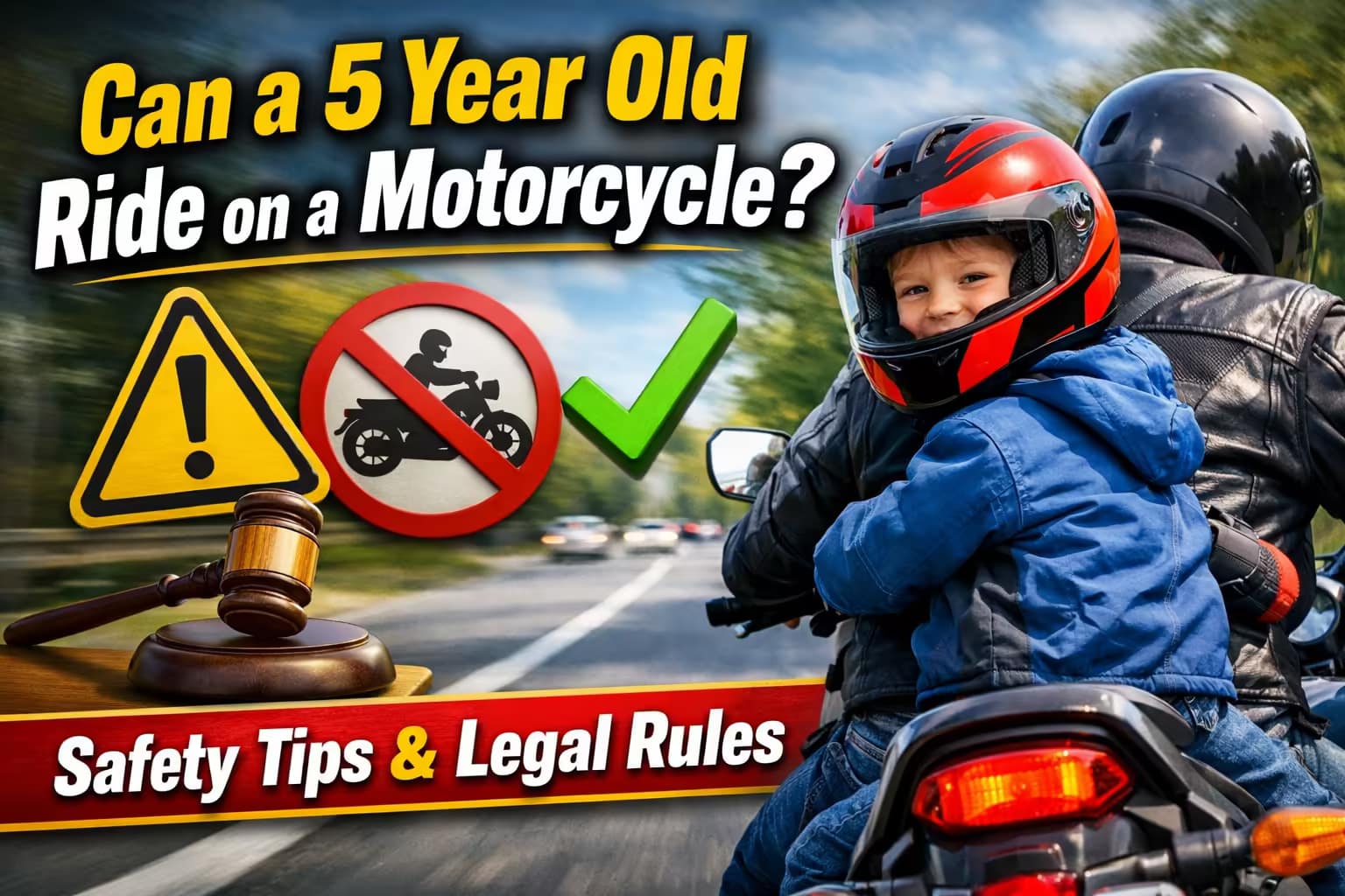 Can a 5 Year Old Ride on a Motorcycle Safety Tips & Legal Rules