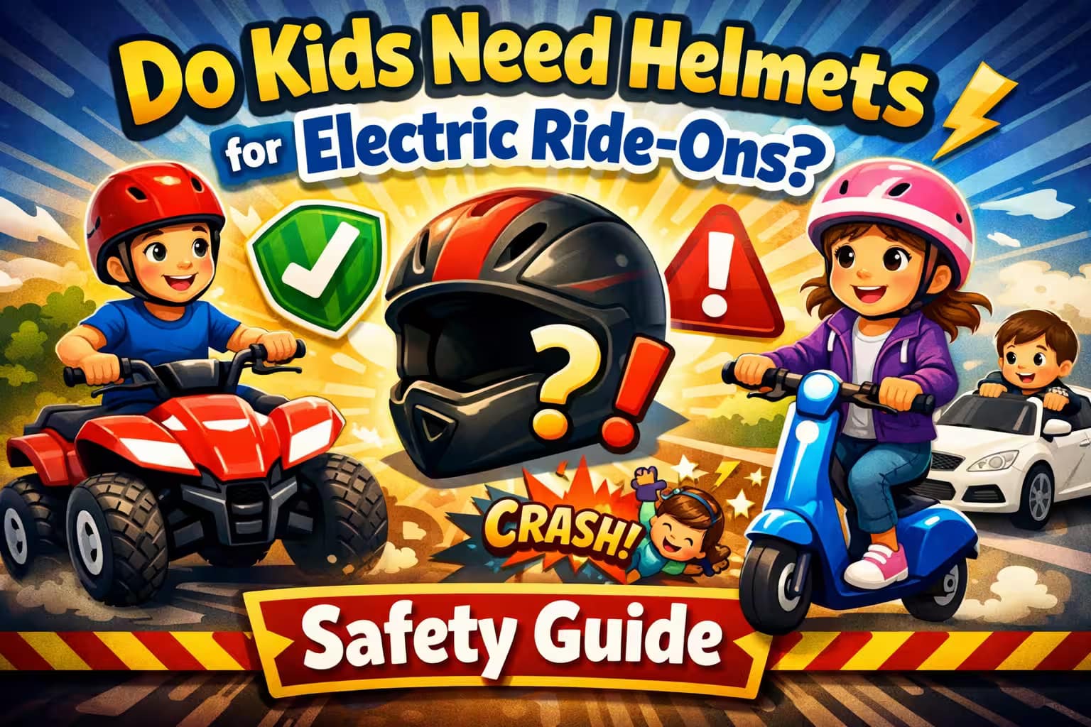 Do Kids Need Helmets for Electric Ride-Ons Safety Guide