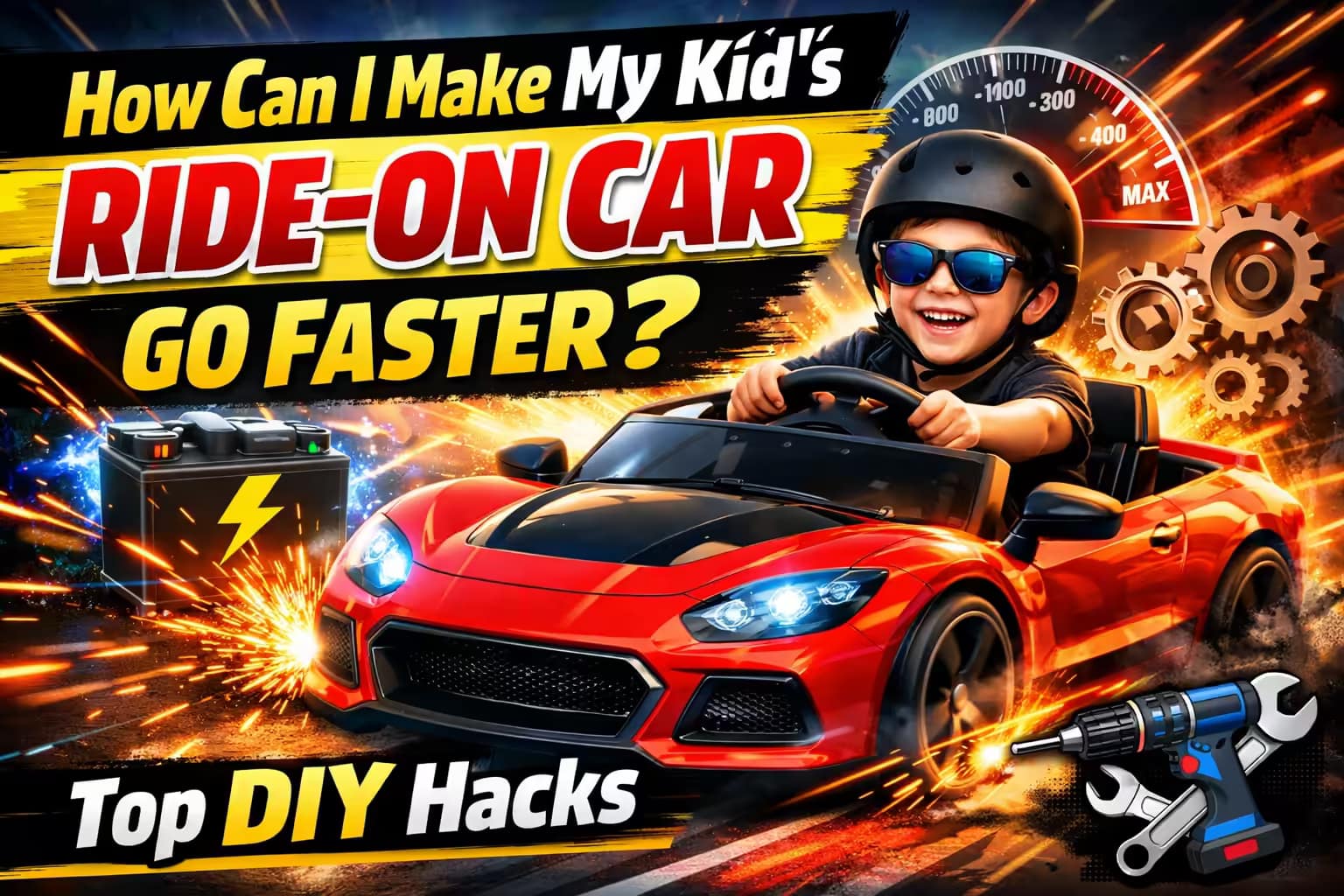 How Can I Make My Kid'S Ride-On Car Go Faster Top DIY Hacks