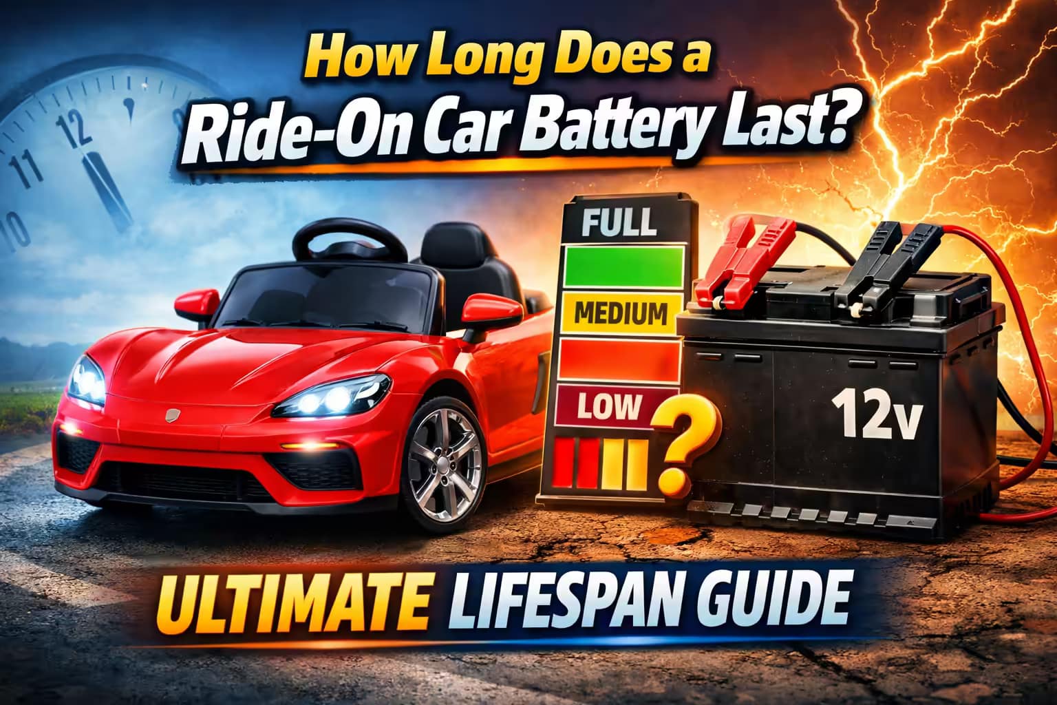 How Long Does a Ride-On Car Battery Last Ultimate Lifespan Guide