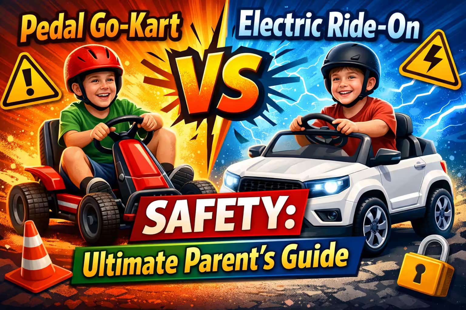 Pedal Go-Kart Vs Electric Ride-On Safety Ultimate Parent’s Guide