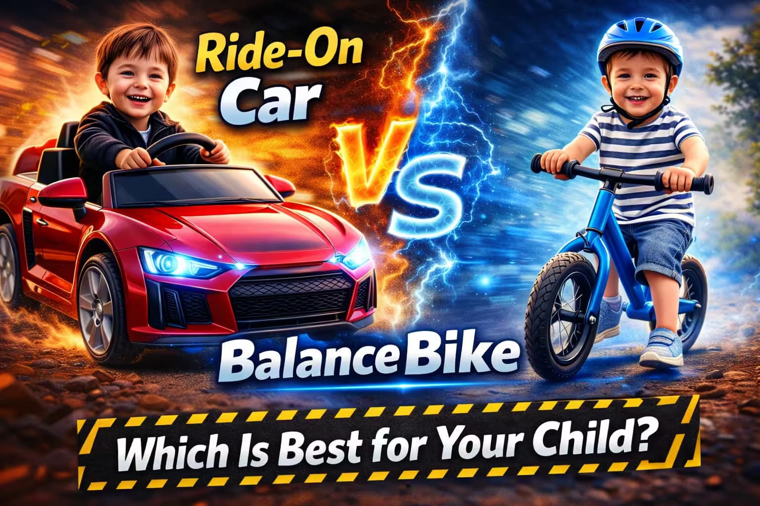 Ride-On Car Vs Balance Bike Which Is Best for Your Child