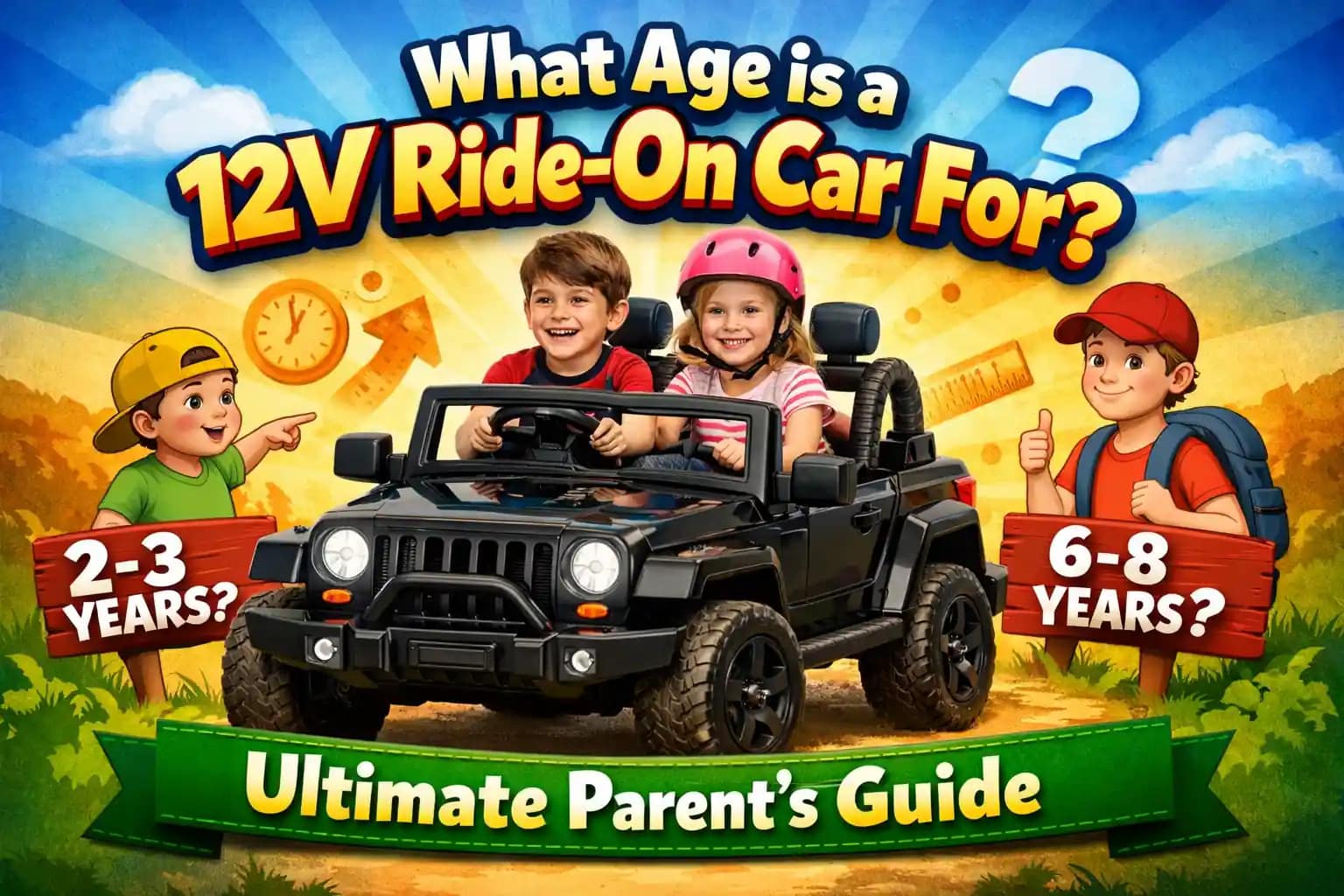 What Age is a 12V Ride-On Car For Ultimate Parent’s Guide