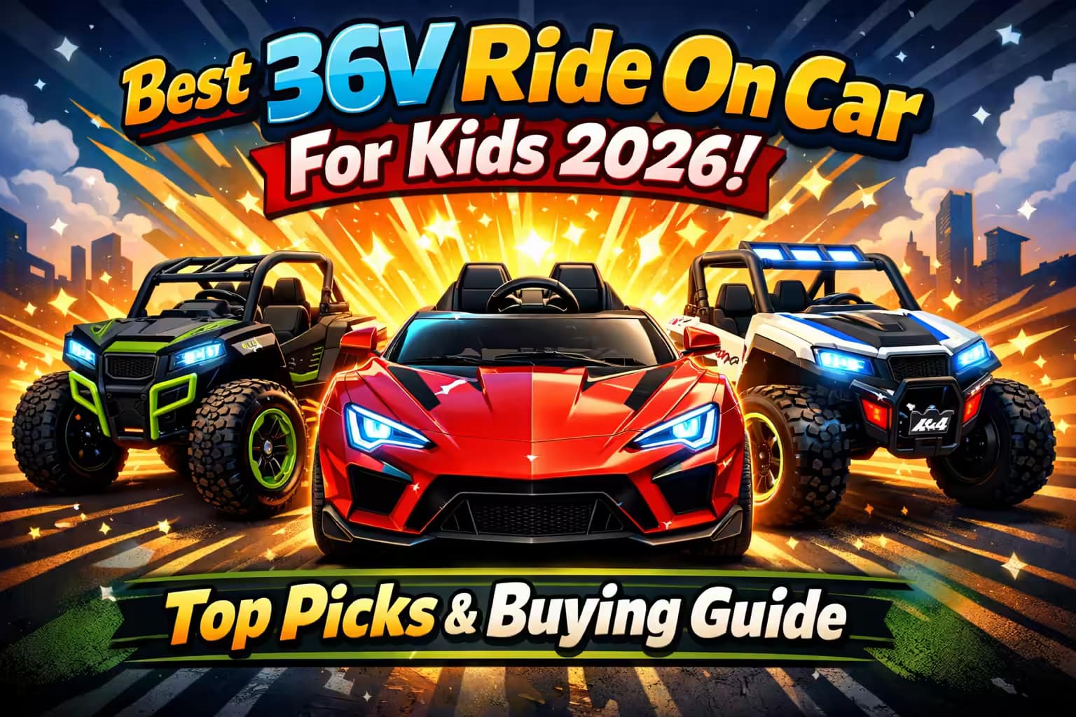Best 36V Ride On Car For Kids 2026 Top Picks & Buying Guide