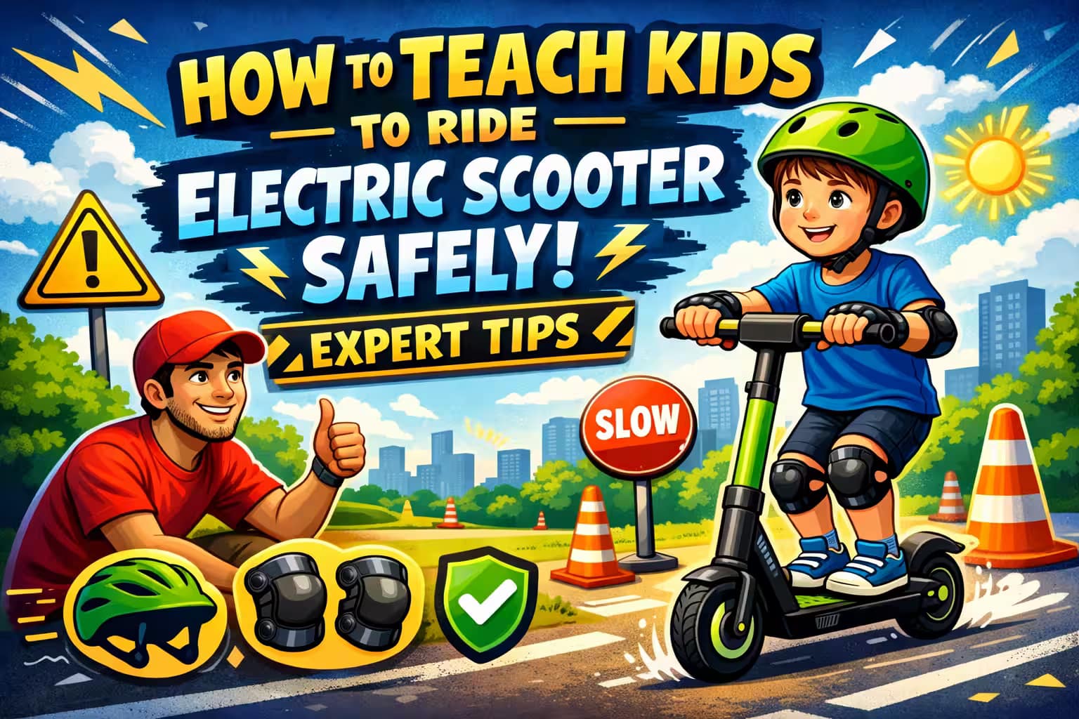 How to Teach Kids to Ride Electric Scooter Safely Expert Tips