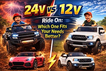 24V vs 12V Ride On: Which One Fits Your Needs Better?