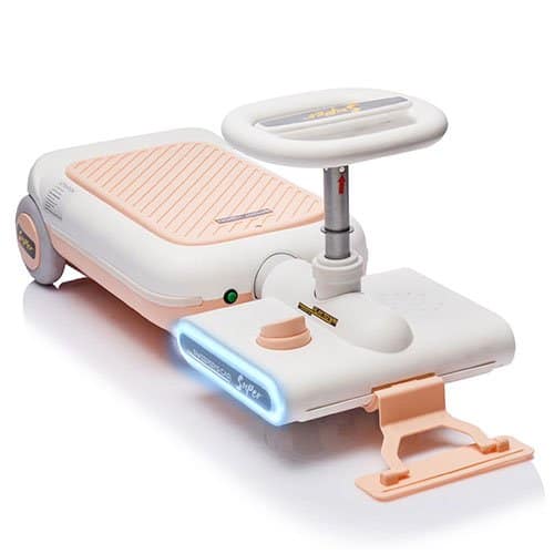 Xuanlur 38 🏎️ Xuanlur 12V Kids Electric Go Kart Mop Car – 3-in-1 Ride, Clean & Play (Pink)