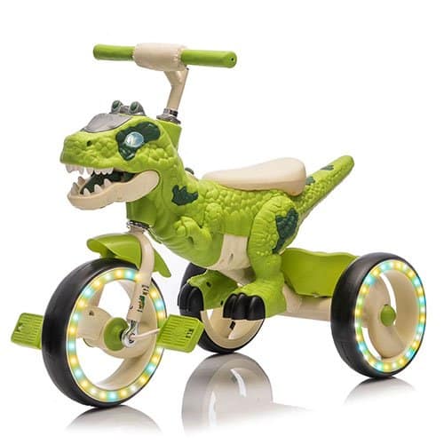 xuanlur-kids-ride-on-dinosaur-tricycle-3-wheel-stable-design-flash