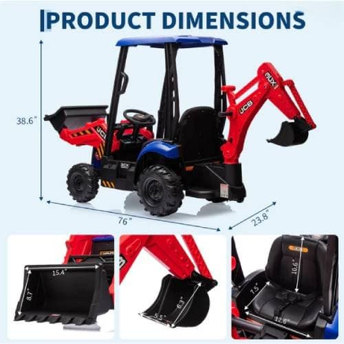 4 in 1 kids construction ride on